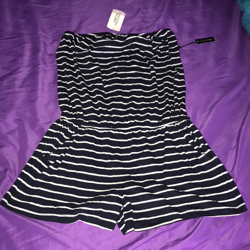 Forever 21 Strapless Romper